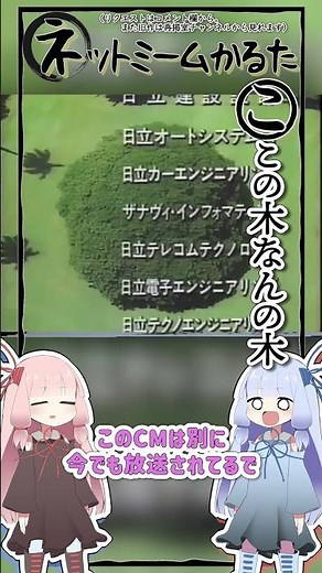 琴葉ggr姉妹のネットミームかるた#212 「この木なんの木」