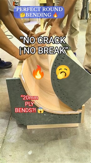 1500mm Round Plywood Banding Without Breaking | Smart Woodworking Trick #shorts #woodworking #diy