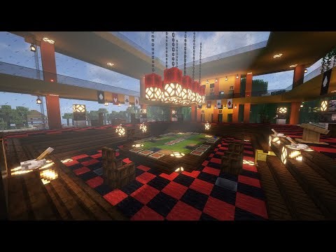 Minecraft Poker Machine! With Automated Card Delivery!