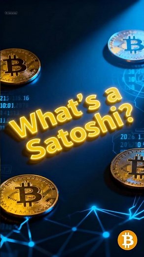 What is a Satoshi? 1 BTC = 100 Million Sats