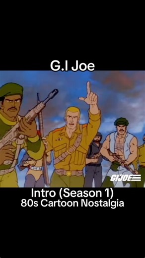 G.I Joe - Season 1 (Intro) #NostalgiasLivingRoom #80s #Cartoon #Classic #Hasbro #Throwback