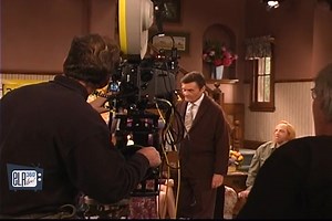 Hank has an explosive idea for Debra's cake! This is the view from behind the cameramen. You can see them laughing after Fred Willard delivers his line! Who has attended a sitcom filming? #FredWillard #peterboyle #EverybodyLovesRaymond | Everybody Loves Raymond 360