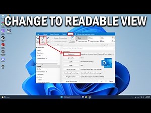 How To Change Back to Readable Compact View in Outlook - Easy Fix