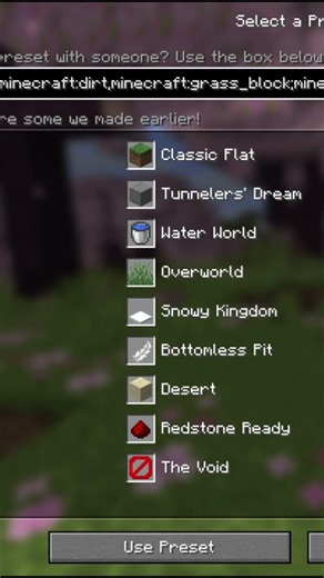 How to make custom superflat worlds #minecraft
