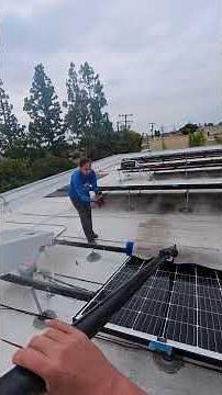Solar Panel Cleaning Commercial with a Solatec C1000
