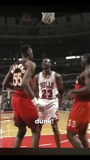 Epic Jordan Dunk & Finger Wag on Mutombo