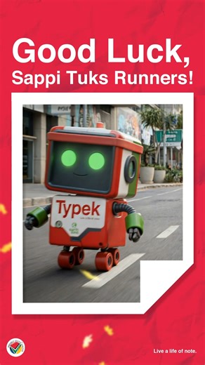 Friday the 13th? We’re calling it a lucky one. 🍀 Best of luck to everyone lining up for the Sappi Southern Africa Tuks Race tomorrow, run strong, pace yourself, and enjoy every step. South Africa is cheering you on! And don’t worry… while the runners race, our Unfold 2026 winners are getting closer to the spotlight 👀✨ Announcements coming soon. #TypekSA #LiveALifeOfNote #ProudlySouthAfrican #Unfold2026 #Sappi | Typek South Africa