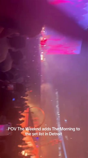 The Weeknd Performs 'The Morning' in Detroit Concert
