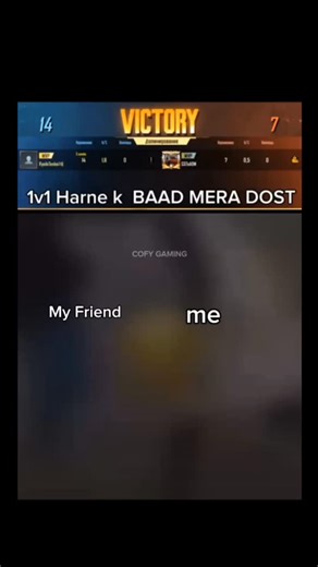 COFY GAMING on Instagram: "My freind after Lose 1v1 in TDM 😂 @cofygaming . . . #pubgmobile #pubg #tdm"