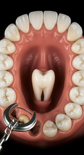 🦷This is how 😬 hidden teeth are replaced | Amazing dental fixes #dentistry #oralhealth #smile