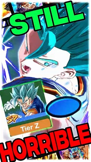 BLU Vegito Blue is in Z-Tier still UNUSEABLE in Dragon Ball Legends #dblegends #dragonball
