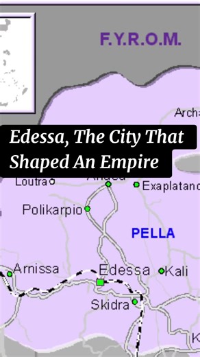 Edessa, The City That Shaped An Empire Greek history Greece Edessa, Greece Hellenic History Hellenic Legends Greek culture Greek heroes Greek pride Greek Cities Greek mythology Ancient Greece Greek facts Greeks in America Greek American stories Greek American United States #GreekHistory #GreekFacts #EdessaGreece #GreekPride #GreekMythology