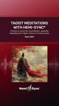Taoist Meditations w/ Hemi-Sync® - Available now on our website #taoism #hemi-sync