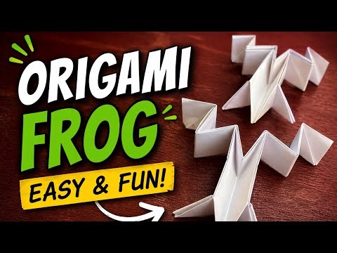 How to Make an Origami Frog 🐸 | Easy Step-by-Step Tutorial