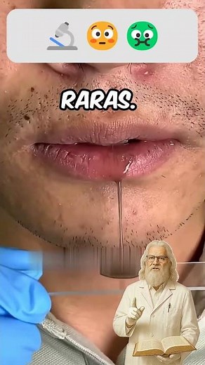 Look at your saliva under a microscope! 🧫🤯 #VisualScience