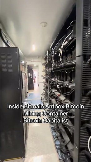 Inside Antbox Bitcoin mining container #bitcoin #btc #bitcoinminers #bitcoinmining #crypto #cryptomi