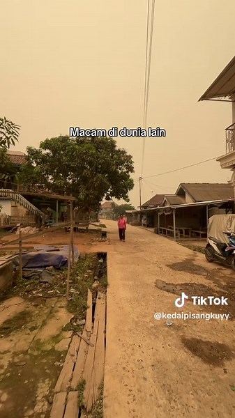 Asap Tebal di Oki Sumsel Siang Hari: Macam di Dunia Lain