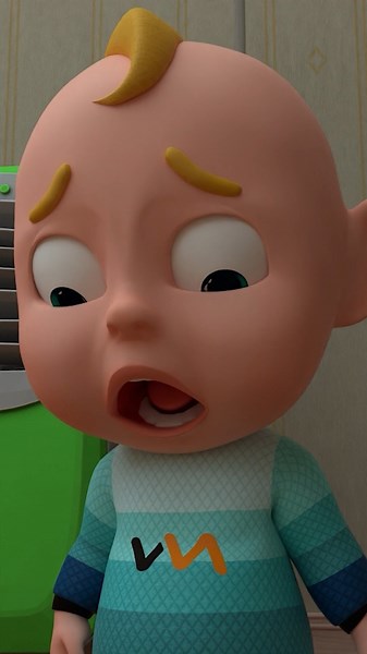 Be careful when running indoor, baby! | Rosoomelody Garden #nurseryrhymes #kidssongs #foryou #shorts