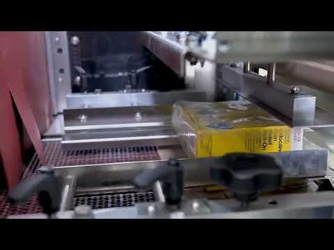 Polypack Shrink Bundler Up Stacking & Wrapping 4-Packs of Cartons | www.ProPac.com