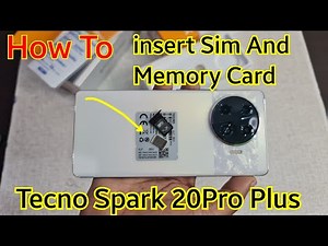 How To insert Sim And Memory Card Tecno Spark 20Pro Plus | insert Sim And Memory Card Tecno 20Pro+