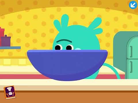 Bumble Nums Cooking Game Walk Through IPad App Toddler Preschool Game 3