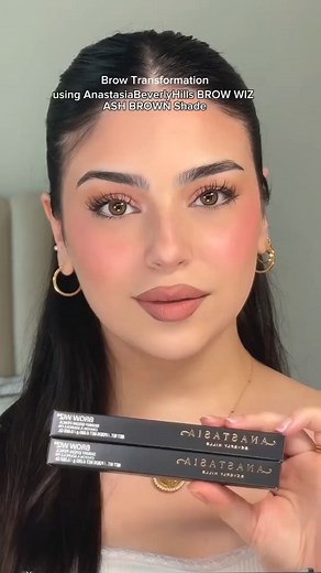 @sewargharziden (IG) effortlessly transforms her brows with Brow Wiz in Ash Brown. Simple, sleek, and stunning! #ABHBrows #AnastasiaBeverlyHills | Anastasia Beverly Hills