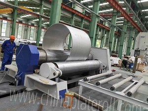 [Hot Item] CNC Plate Roller Manual Roll Bender Sheet Bending Rolling Machine