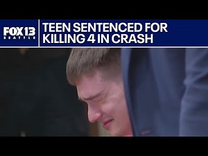 WA teen sentenced for killing 4 people in crash | FOX 13 Seattle