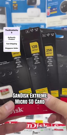 SanDisk Extreme Micro SD Card for 4K Video Recording