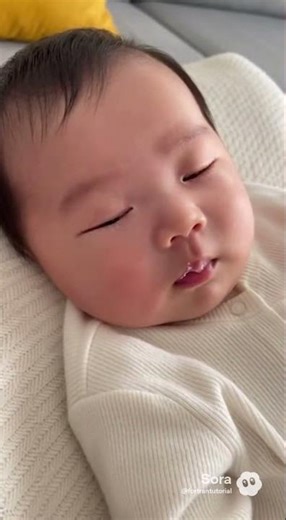 분유먹고 자기 직전 #sora2