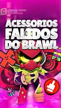 TOP 10 ACESSÓRIOS ESQUECIDOS NO BRAWL STARS! #brawlstars #brawltalk #brawl #brawlstarsgame
