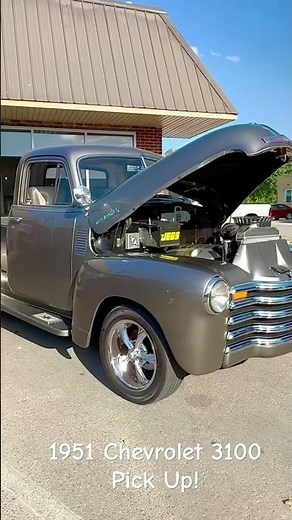 1951 Chevrolet 3100 Pick Up #vintagepickup #classicchevytrucks #chevy3100