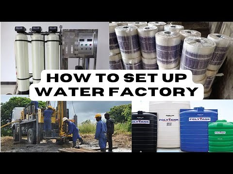 How to set up a pure water factory | Everything you need#youtubevideos