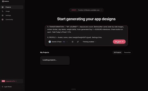 I’ve started a new challenge: building an app end-to-end using a “vibe coding” approach, from planning and design to development, ASO, and deployment. I’ll be sharing the process along the way.To begin, I used Claude Max to generate brand guidelines and a design system, then passed that into https://t.co/WCSbRmpPMC to create the UI. The initial designs were ready in about 5 minutes.Next, I moved those designs into "Anything", where the first working prototype was generated within 5–10 minutes.I’
