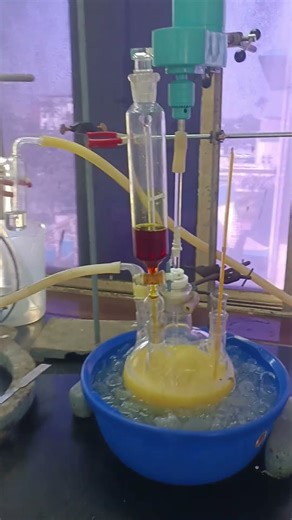 Isolation of nitration reaction product at Chilling