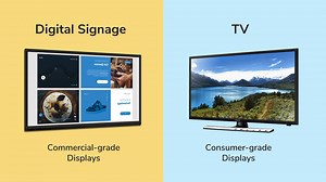 Digital Signage Vs TVs: What's the difference?