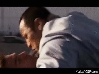 Dwayne "The Rock" Johnson and Steve Carell: Kissing Scene! on Make a GIF