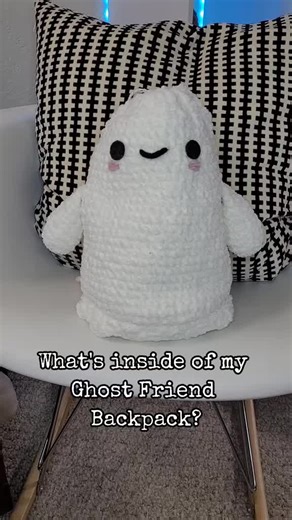 Adorable No-Sew Ghost Friend Backpack Tutorial