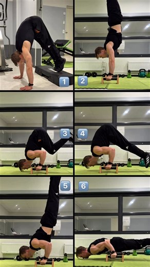 JRJ Fit on Instagram: "What is your handstand level? 🤔 Parallettes from @gornation , use ”JRJ10” for -10% OFF"