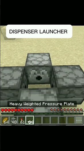 DISPENSER LAUNCHER MAGIC #minecraft