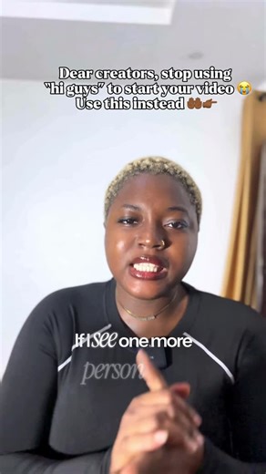 Oluwayemisi Oshokoya | I come in peace, but “hi guys” must GO. Retire it in 2025 😭 Save this video and use these 20 hooks immediately, abeg🤲🏾 Follow @hey.yemisi... | Instagram