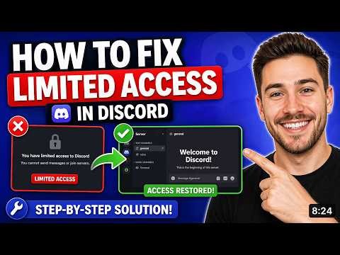 How To Fix Limited Access in Discord (Quick and Easy)