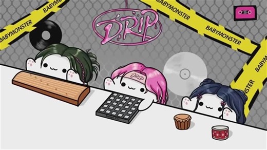 BABYMONSTER - 'DRIP' (cover by Bongo Cat) ️ «وای چه باحاله»