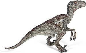 Papo The Dinosaur Figure, Velociraptor, Multicolor