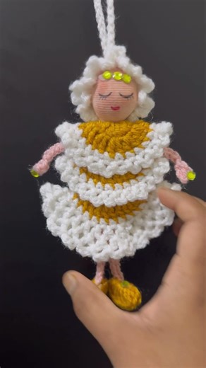 Crochet Angel Tutorial for Beginners #crochet #aestheticcrochet