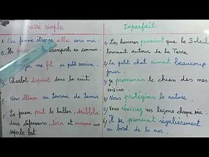 Passé simple ET Imparfait...