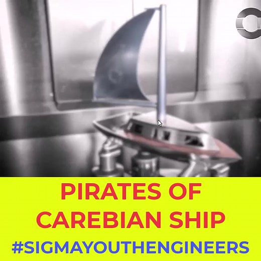 2.8K views · 18 reactions | vmc ship manufacturing on machine | Sigma Youth Engineers | Facebook