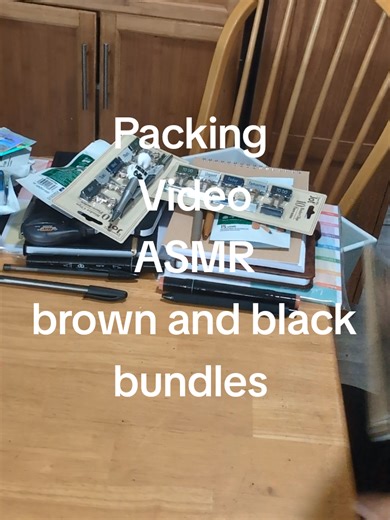This is my first pack of. video using my tripod. I think I need a tripod that bends. This one is good but it was right up against the table and it needed to bend just a tad bit. I like it though. I also noticed that I left an item out so I repacked them. Practice makes perfect 😁#inkycharm #stationery #asmr #asmrpacking #hello