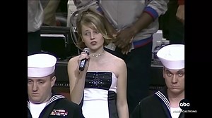 1.1M views · 55K reactions | In a heartwarming moment, Natalie Gilbert returned to sing the national anthem at a Portland Trail Blazers game, 22 years after struggling as a 13-year-old. Maurice Cheeks, who helped her then, cheered her on again two decades later. David Muir reports. https://abcnews.link/VFsVuxm | ABC7 | Facebook
