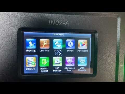 IN02-A Biometric Reset